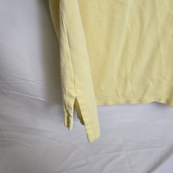 Vtg Polo By Ralph Lauren Short Sleeve 100% Cotton Polo, Yellow, Men's Small - Picture 9 of 9